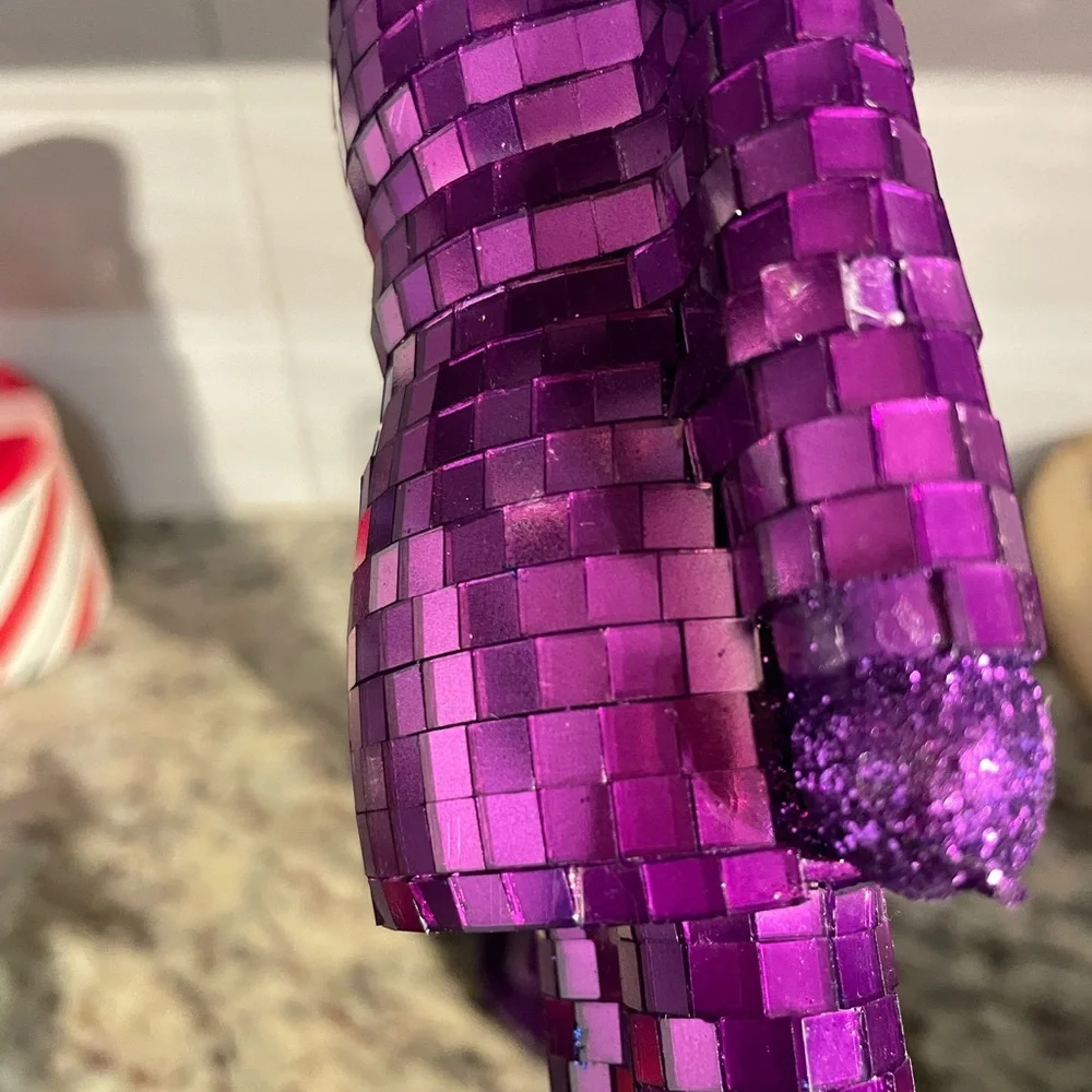 Purple Mirrored Nutcracker - Picture 5 of 6